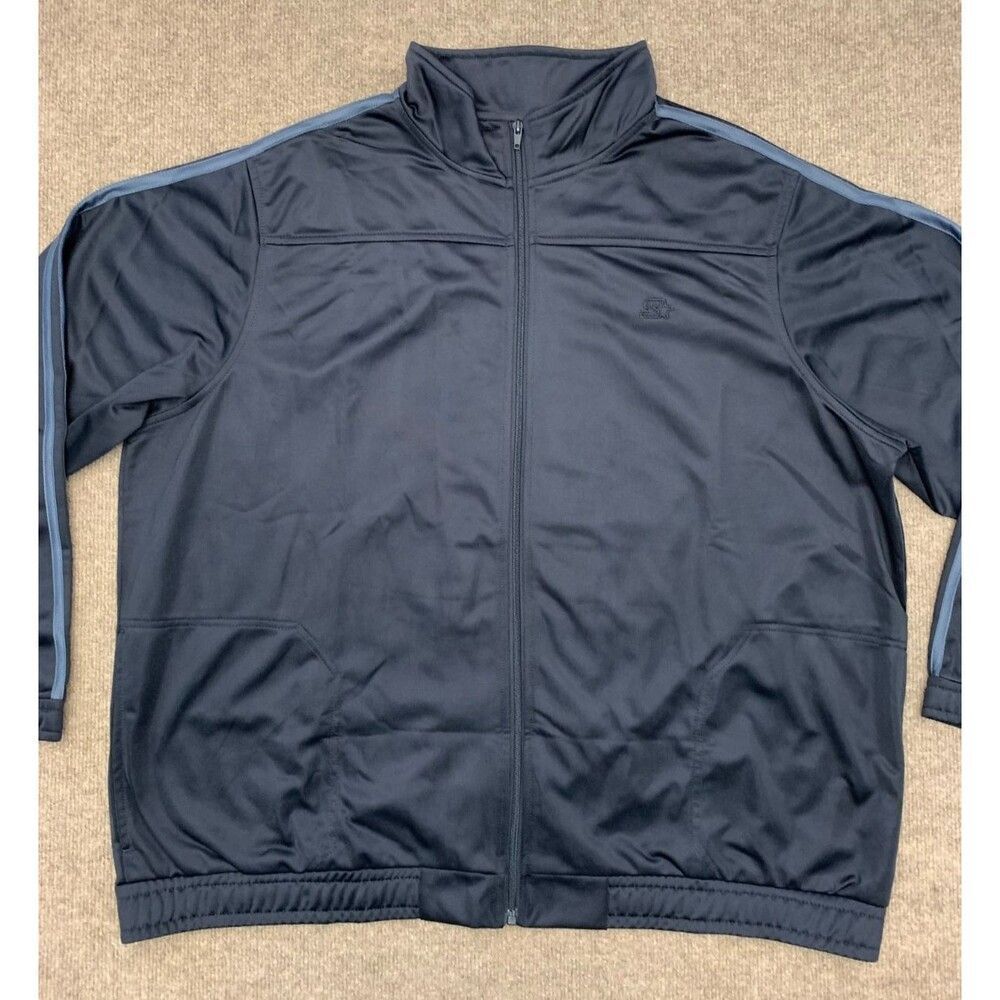 Starter Jacket Mens 3XL Track Training Warm Up Nylon Windbreaker Lined Zip-Up